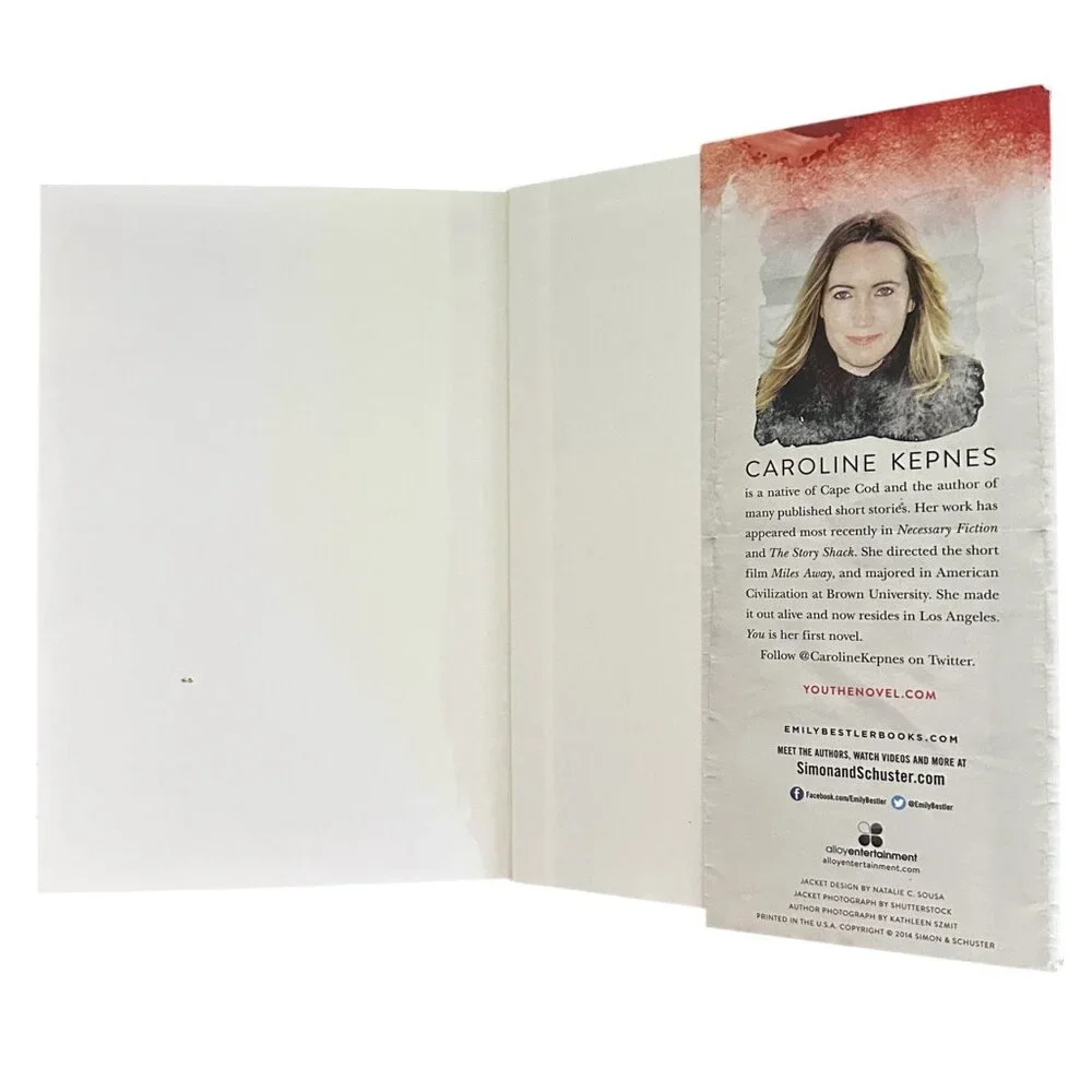 You A Novel 1st Edition Hardcover First Edition 2014 Caroline Kepnes Netflix Ser